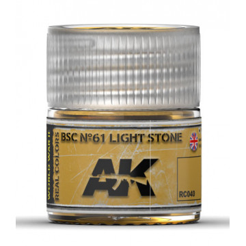 Vernice Acrilica AK Real Colors BSC n.61 Light Stone 10ml