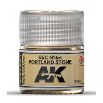 Vernice Acrilica AK Real Colors BSC n.64 Portland Stone 10ml