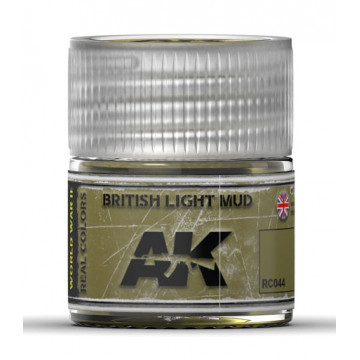 Vernice Acrilica AK Real Colors British Light Mud 10ml
