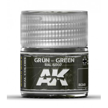 Vernice Acrilica AK Real Colors GrN-Green RAL 6007 10ml