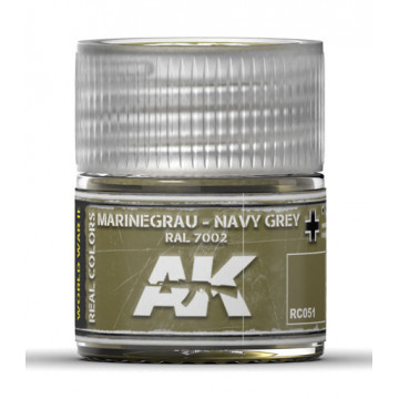 Vernice Acrilica AK Real Colors Marinegrau-Navy Grey RAL 7002 10ml