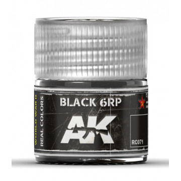 Vernice Acrilica AK Real Colors Black 6RP 10ml