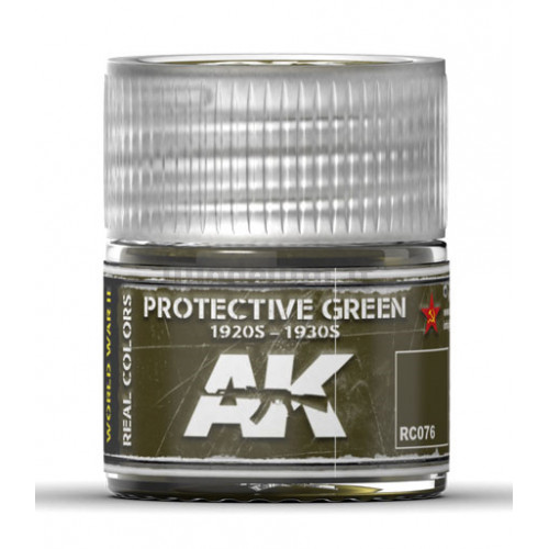 Vernice Acrilica AK Real Colors Protective Green 1920S-1930S 10ml