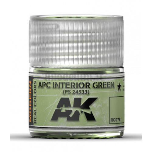 Vernice Acrilica AK Real Colors APC Interior Green Fs24533 10ml