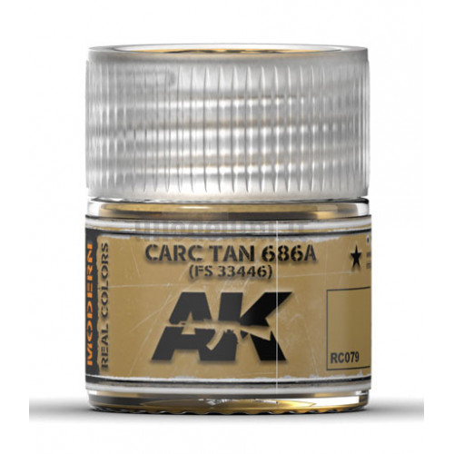 Vernice Acrilica AK Real Colors Carc Tan 686A 10ml