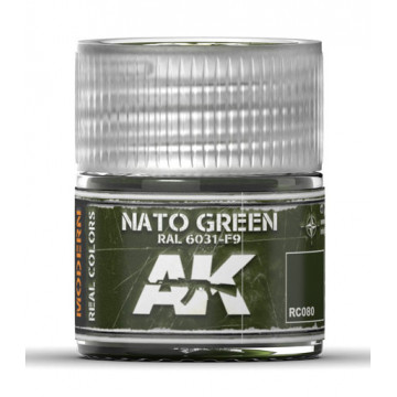 Vernice Acrilica AK Real Colors Nato Green RAL 6031 F9 10ml