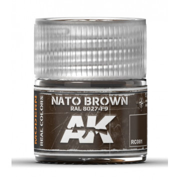 Vernice Acrilica AK Real Colors Nato Brown RAL 8027 F9