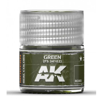 Vernice Acrilica AK Real Colors Green FS 34102 10ml