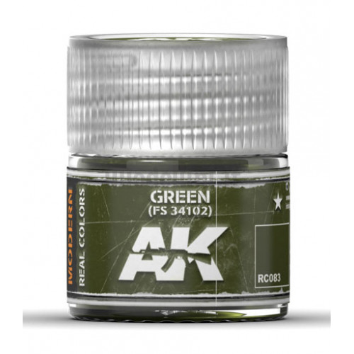 Vernice Acrilica AK Real Colors Green FS 34102 10ml
