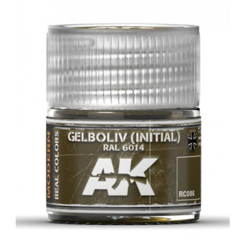 Vernice Acrilica AK Real Colors Gelboliv Initial RAL 6014 10ml