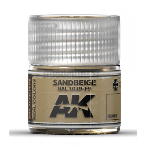 Vernice Acrilica AK Real Colors Sandbeige RAL 1039 - F9  10ml