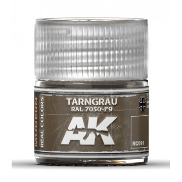 Vernice Acrilica AK Real Colors Tarngrau RAL 7050-F9 10ml