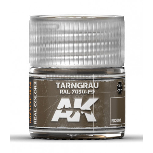 Vernice Acrilica AK Real Colors Tarngrau RAL 7050-F9 10ml