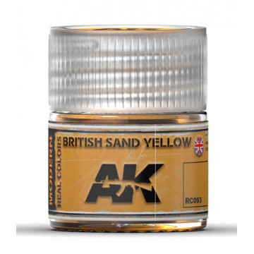 Vernice Acrilica AK Real Colors British Sand Yellow 10ml