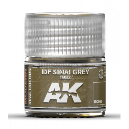Vernice Acrilica AK Real Colors IDF Sinai Grey 1982 10ml