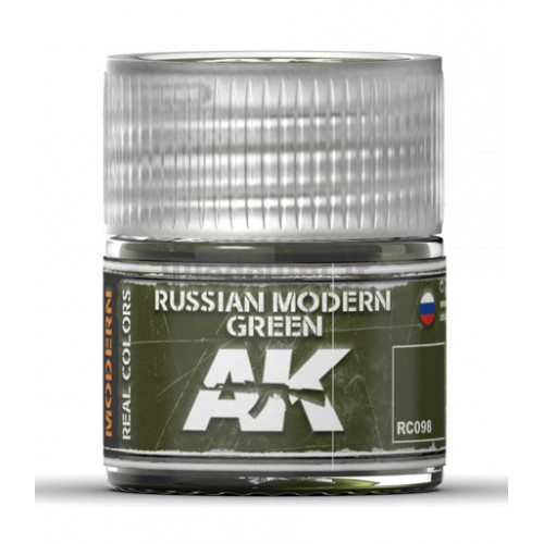 Vernice Acrilica AK Real Colors Russian Modern Green 10ml