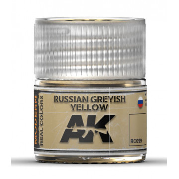 Vernice Acrilica AK Real Colors Russian Greyish Yellow 10ml