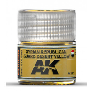 Vernice Acrilica AK Real Colors S.R.G. Desert Yellow 10ml