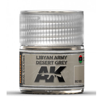 Vernice Acrilica AK Real Colors Libyan Army Desert Grey 10ml