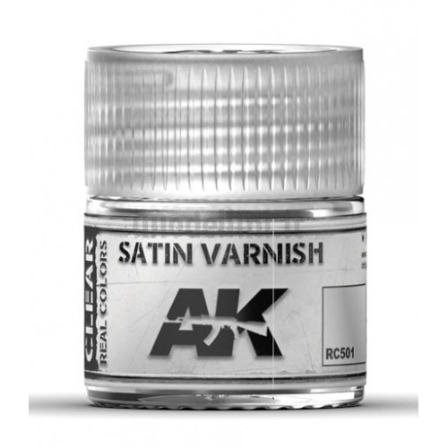 Vernice Acrilica AK Real Colors Trasparente Satinato 10ml