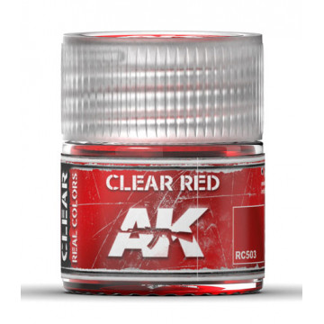 Vernice Acrilica AK Real Colors Clear Red 10ml