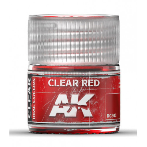 Vernice Acrilica AK Real Colors Clear Red 10ml