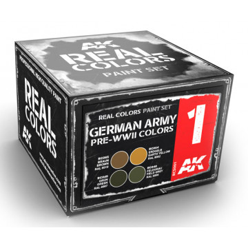Set Vernici Acriliche AK German Army Pre-Wwii Colors