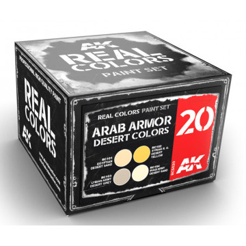Set Vernici Acriliche AK Arab Armor Desert Colors