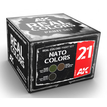 Set Vernici Acriliche AK Nato Colors