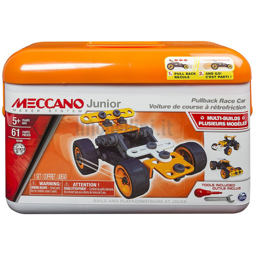 Meccano Junior - Toolbox Macchine da Corsa
