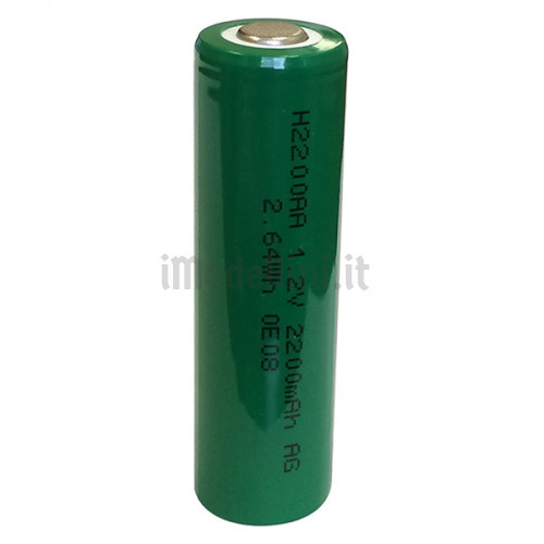 Batteria Stilo Ricaricabile Ni-Mh Tipo AA 1.2V da 1800 mAh