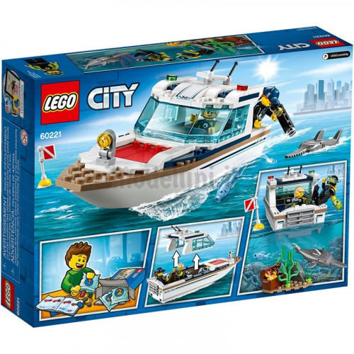 Lego city 60221 yacht a immersione