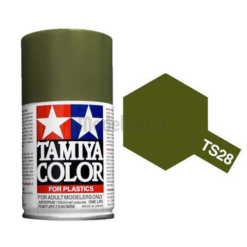 Vernice Spray Tamiya TS-28 Olive Drab 2