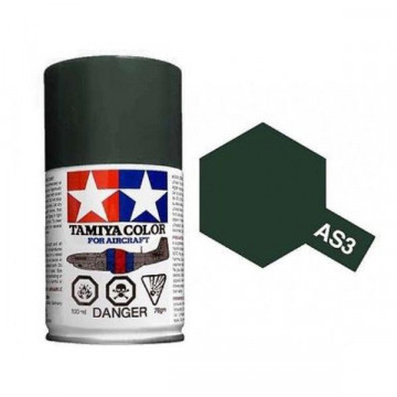 Vernice Spray Tamiya AS-3 Aircraft Grey Green Luftwaffe
