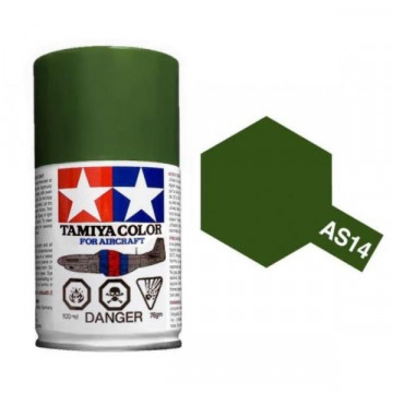 Vernice Spray Tamiya AS-14 Aircraft Olive Green Usaf