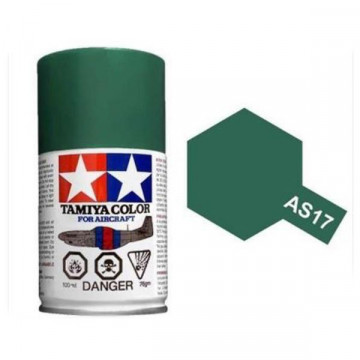 Vernice Spray Tamiya AS-17 Aircraft Dark Green Ija