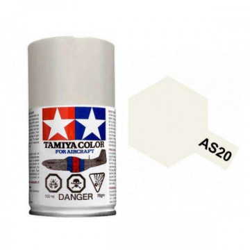 Vernice Spray Tamiya AS-20 Aircraft Insignia White Usn