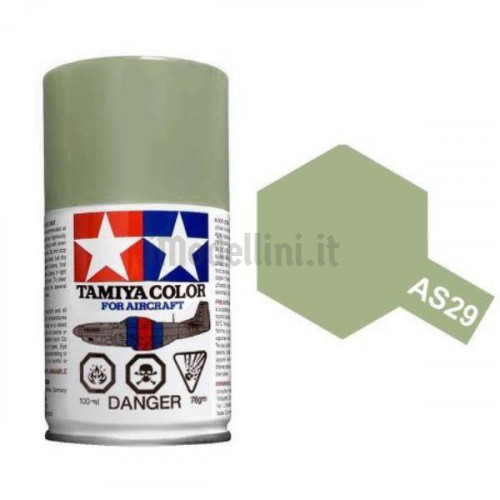 Vernice Spray Tamiya AS-29 Aircraft Grey Green