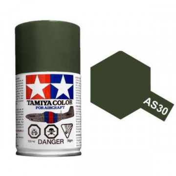 Vernice Spray Tamiya AS-30 Aircraft Dark Green 2 Raf
