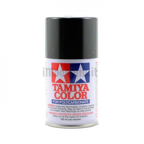 Vernice Spray Tamiya PS-23 Gun Metal per Policarbonato