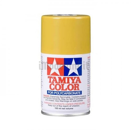 Vernice Spray Tamiya PS-56 Mustard Yellow per Policarbonato