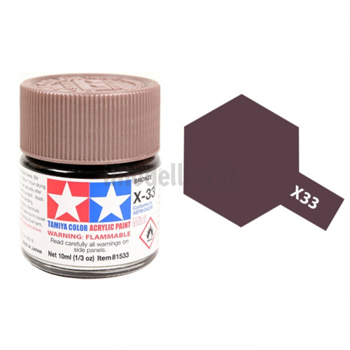 Vernice Acrilica Tamiya Mini X-33 Bronze