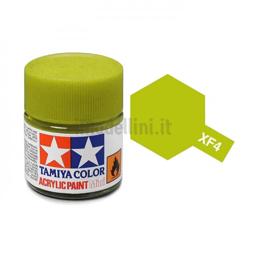 Vernice Acrilica Tamiya Mini XF-4 Yellow Green
