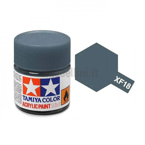 Vernice Acrilica Tamiya Mini XF-18 Medium Blue