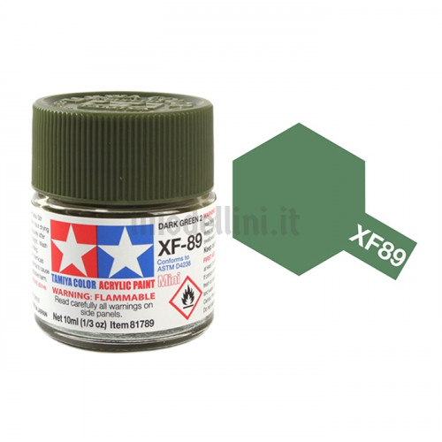 Vernice Acrilica Tamiya Mini XF-89 Dark Green 2