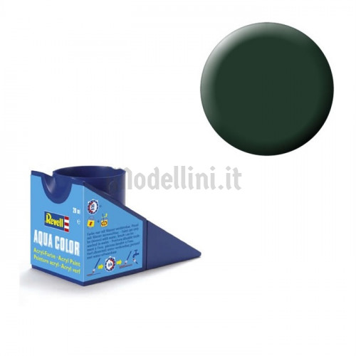 Vernice Acrilica Revell Aqua Color Dark Green Matt RAF