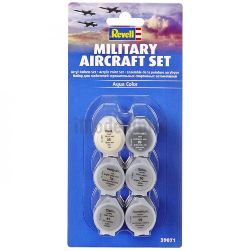 Vernici Acriliche Revell Aqua Color Military Aircraft Set