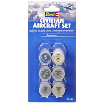 Vernici Acriliche Revell Aqua Color Civilian Aircraft Set