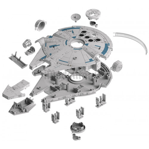 Build & Play Star Wars Millennium Falcon Han Solo 1:164