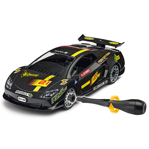 Junior Kit Black Racing Car 1:20